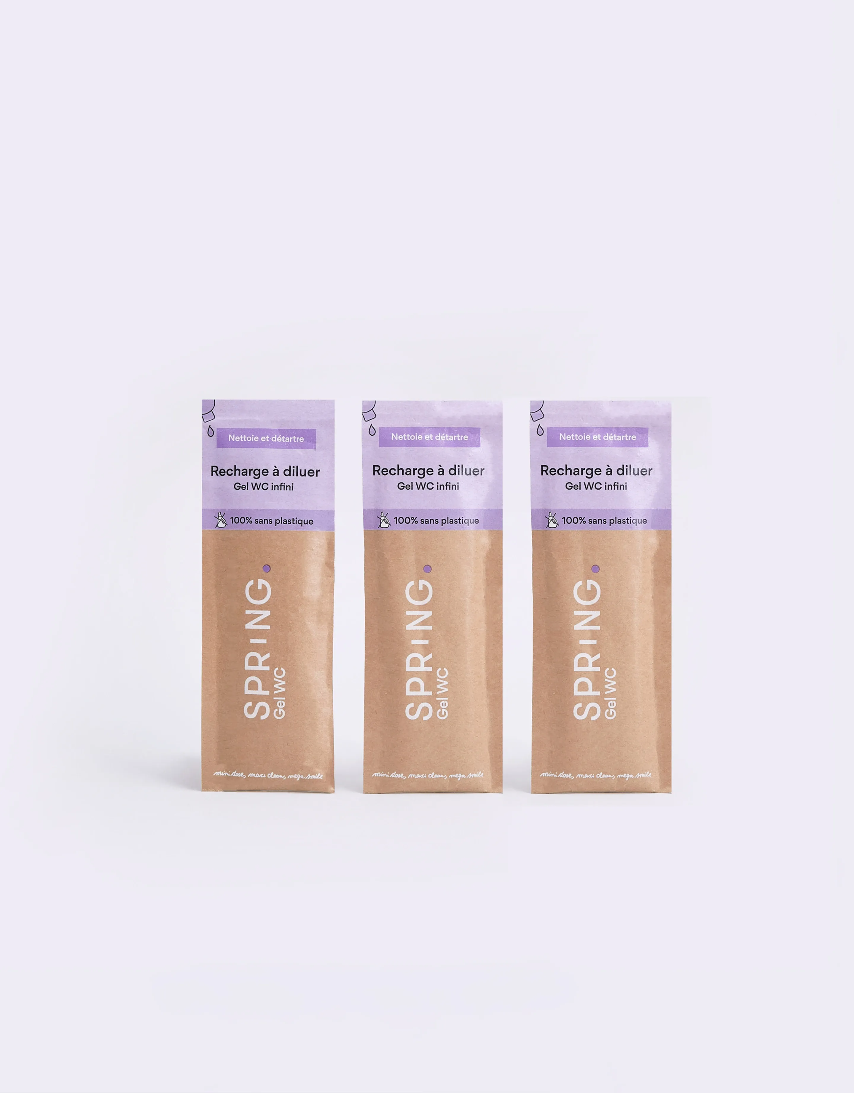 3 recharges gel wc