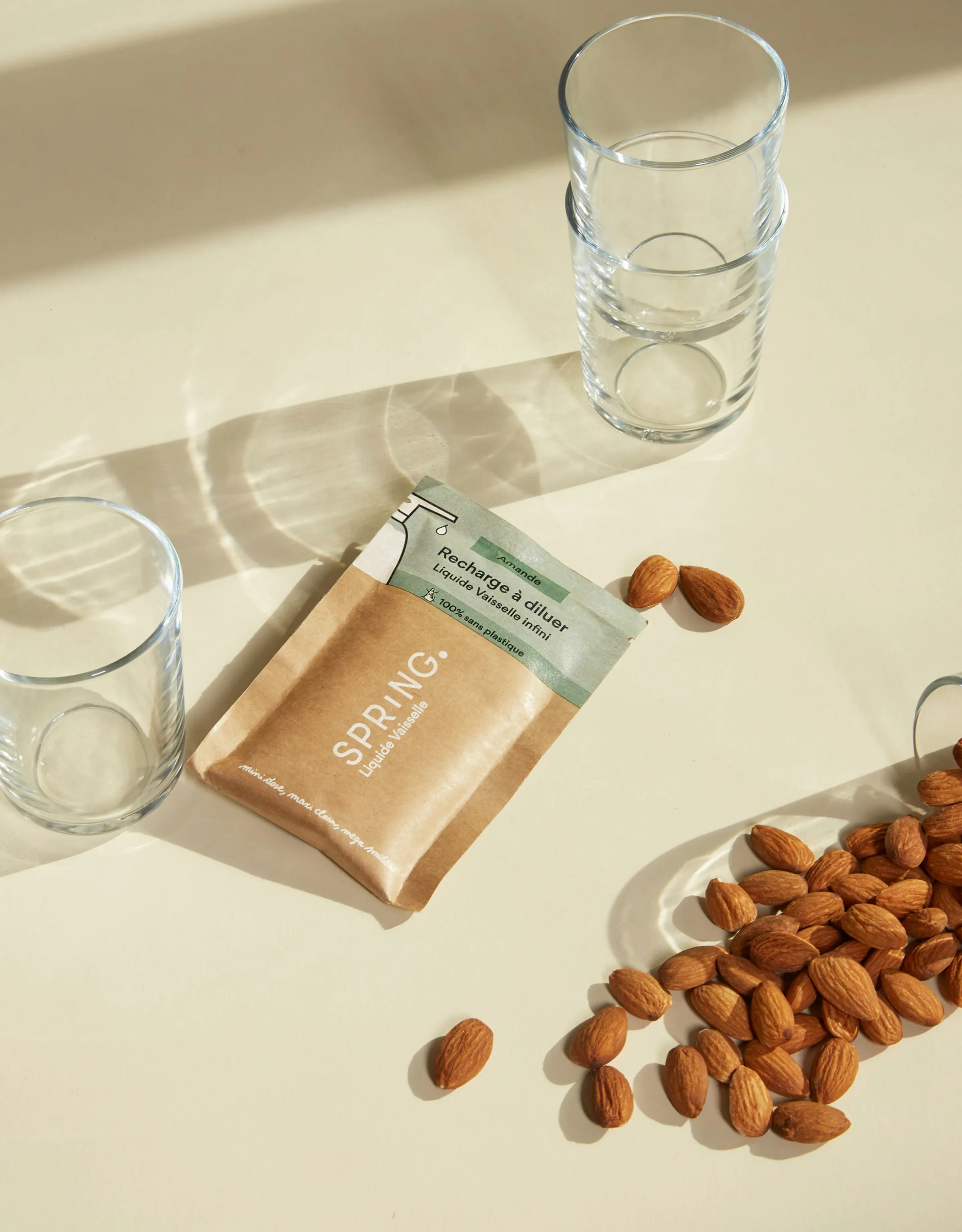 Recharge liquide vaisselle parfum amande