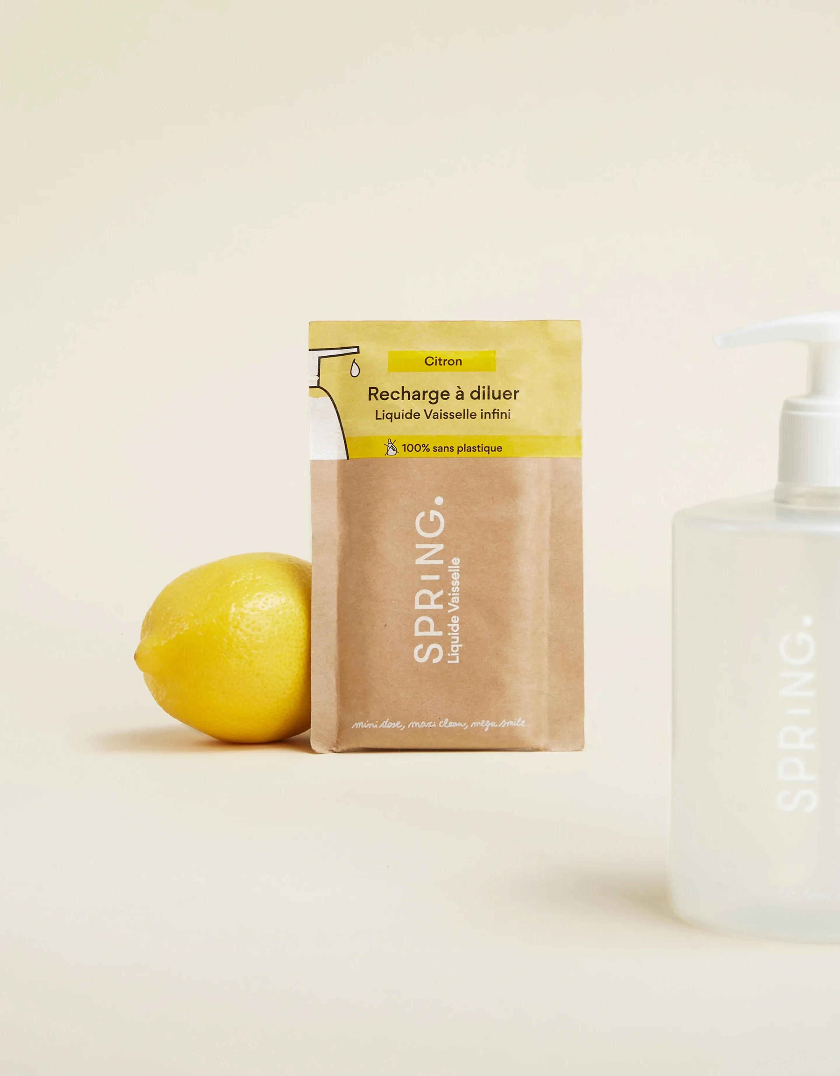 Flacon + 3 recharges de liquide vaisselle