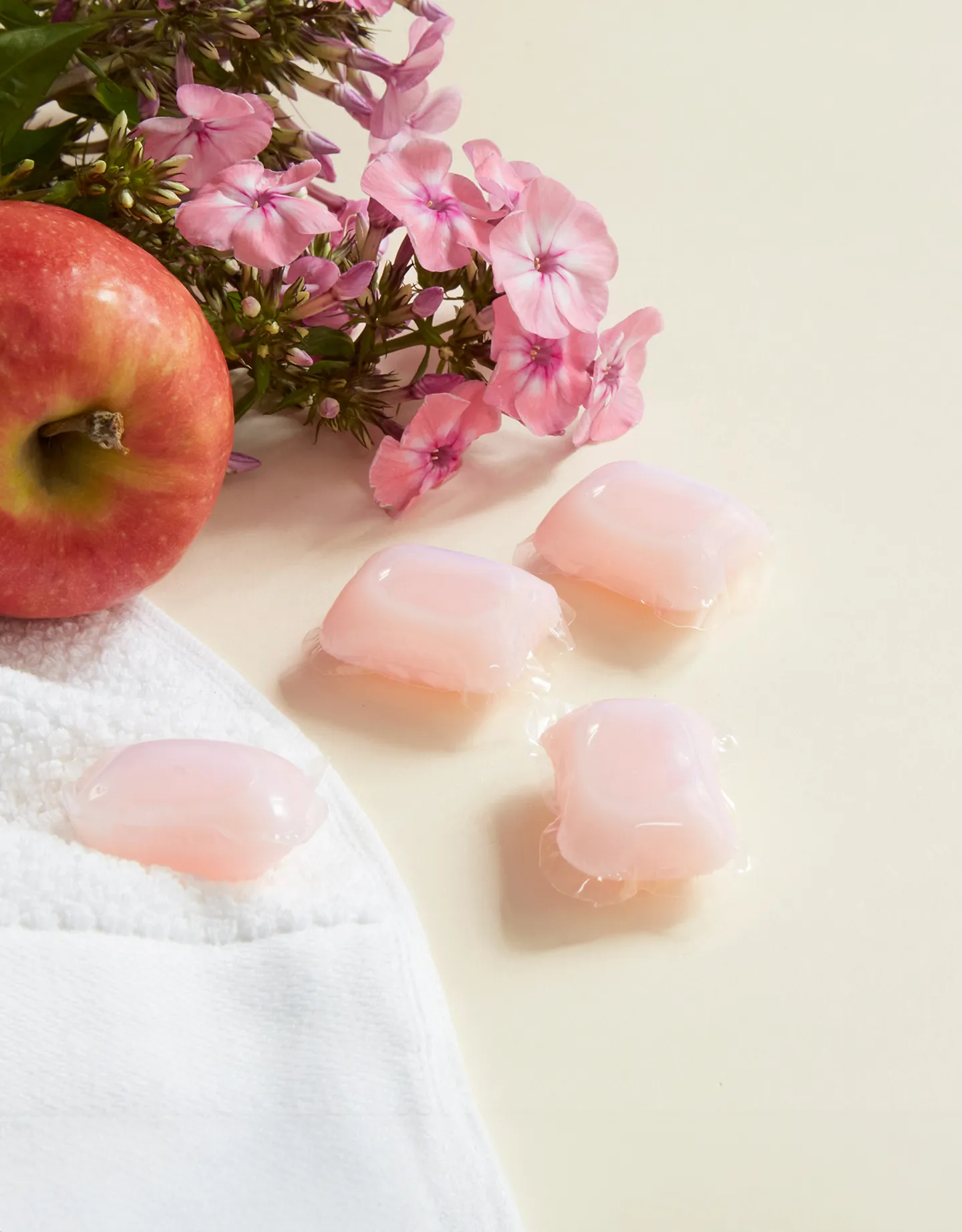 capsules de lessive fleur poudrée