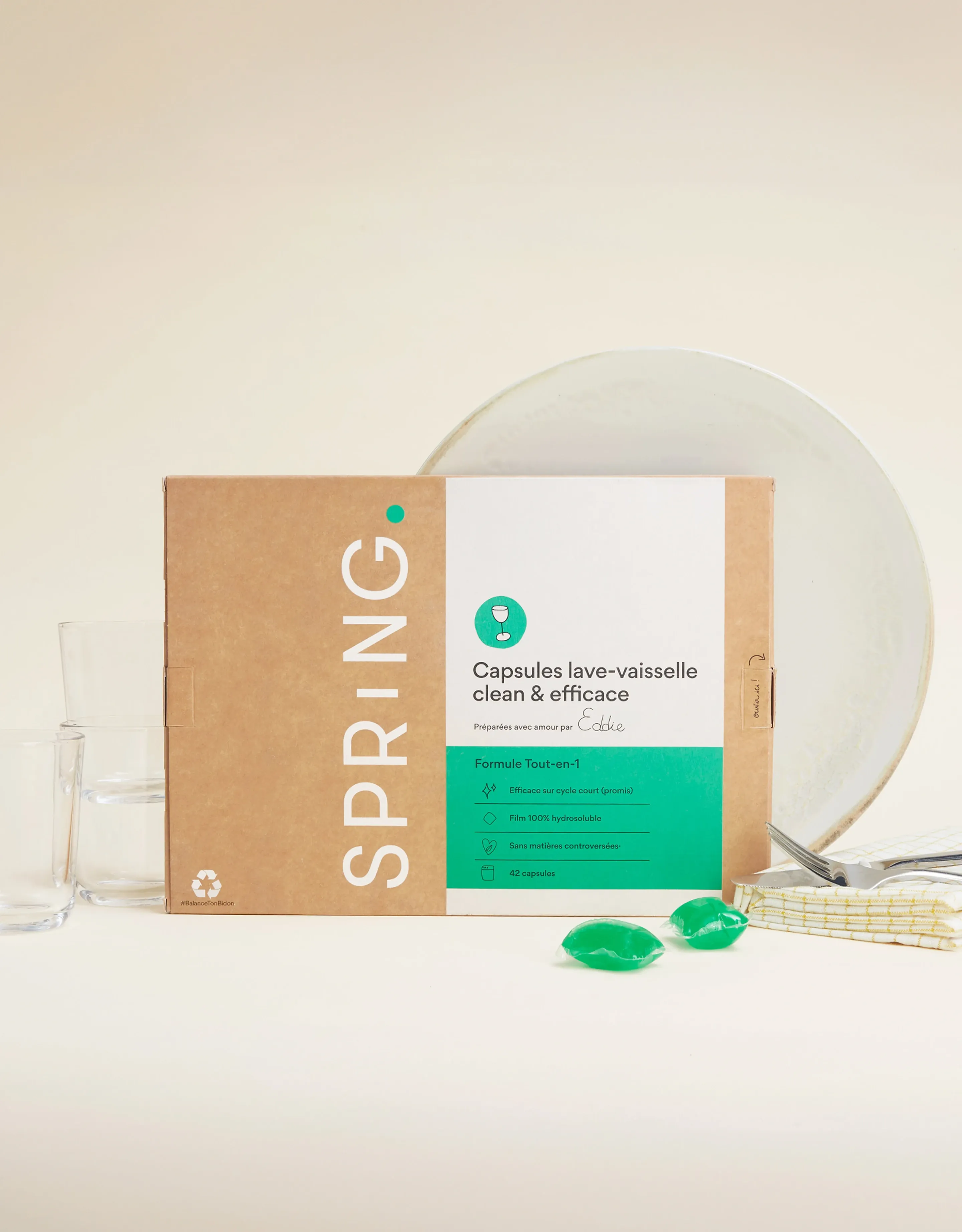 Capsules de gel lave-vaisselle