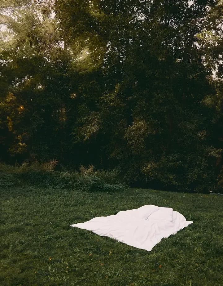 drap blanc