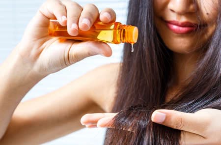 sérum cheveux lisses
