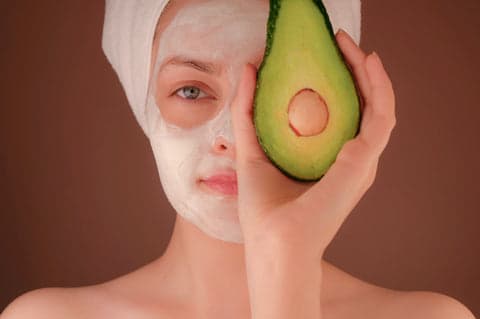 masque à l'avocat