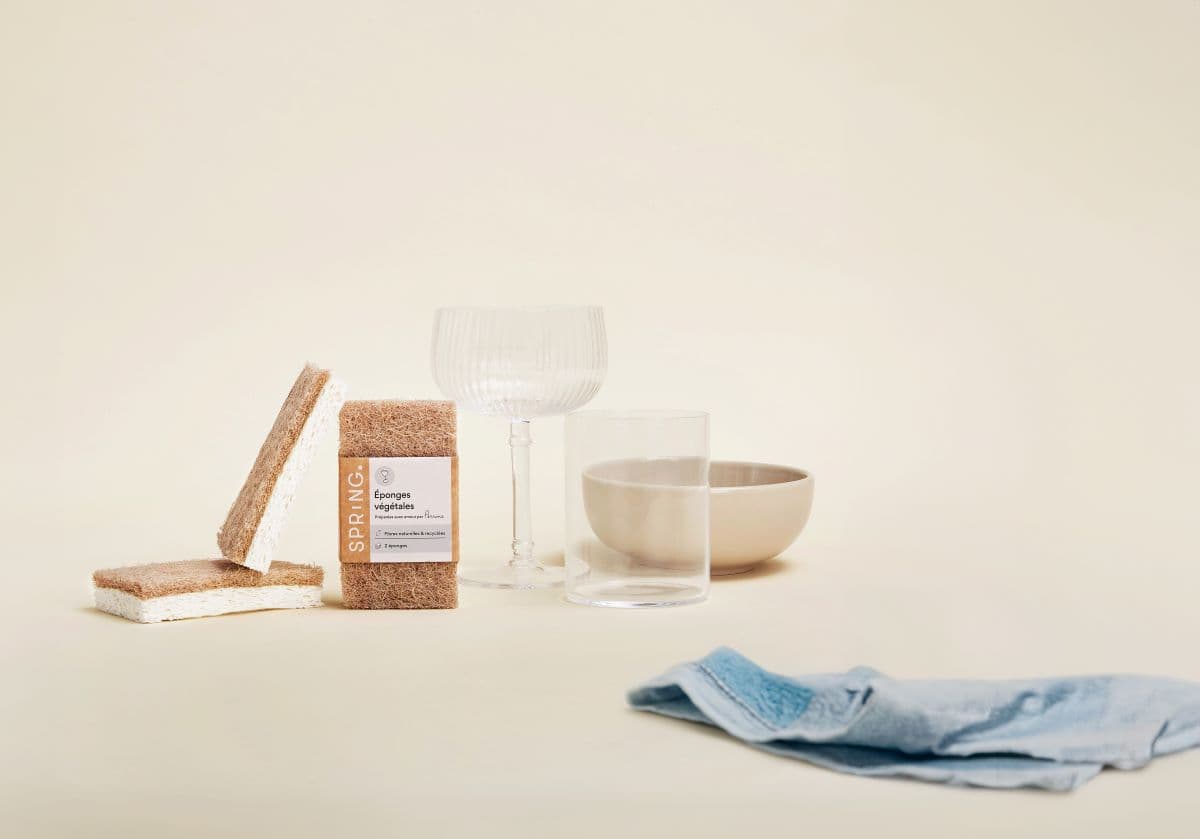 les éponges réutilisables spring
