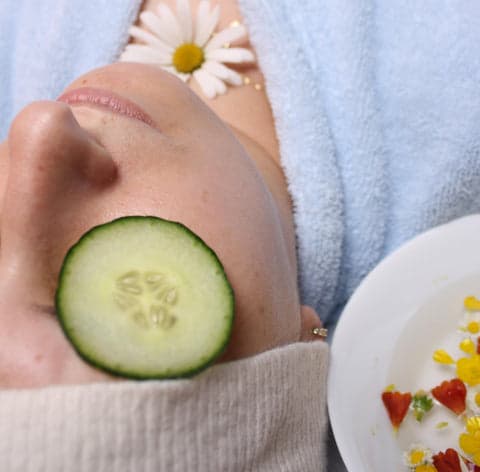 masque au concombre