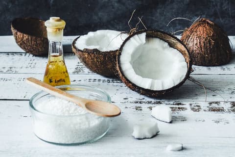 Préparation huile de coco