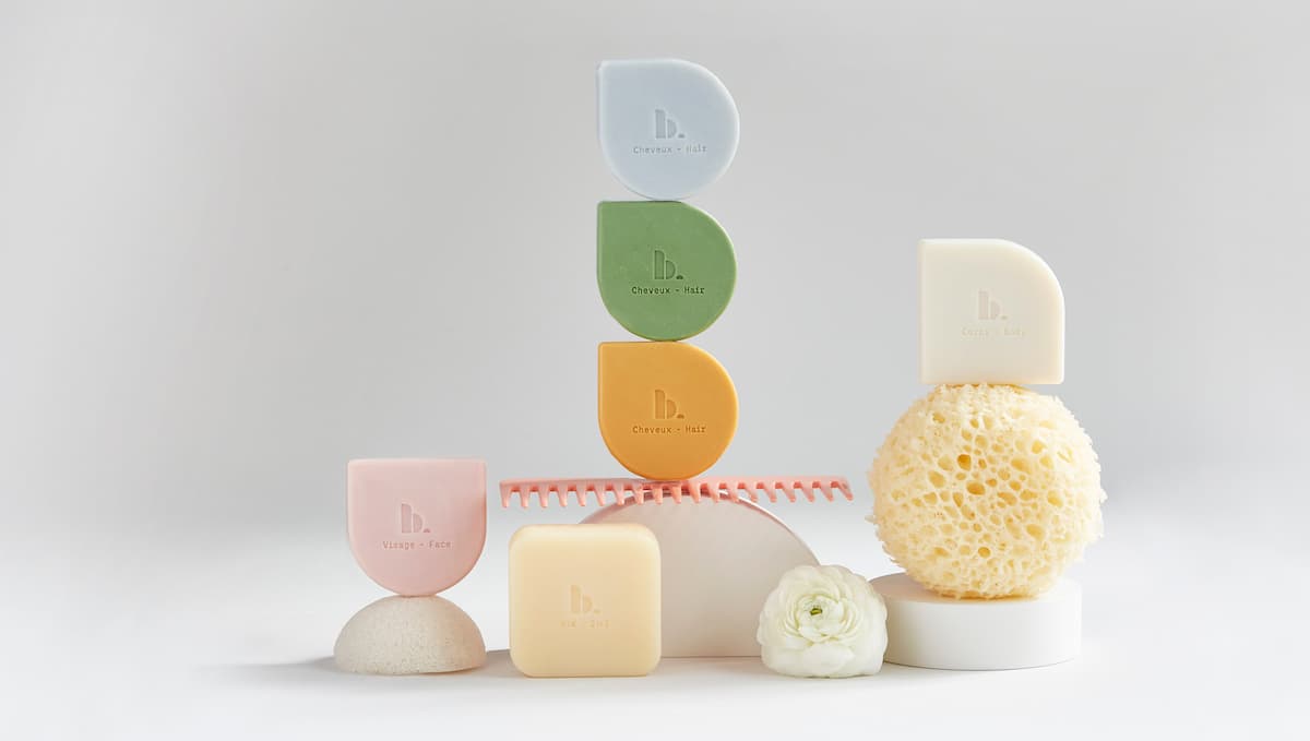 Gamme de cosmétiques solides beaudy